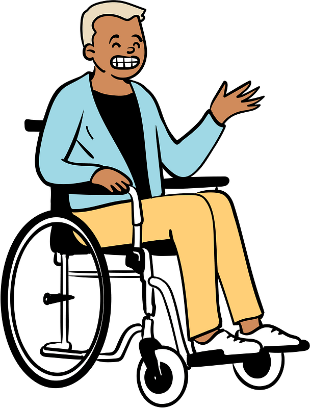 Detail Free Wheelchair Clipart Nomer 10