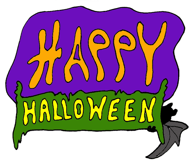 Detail Happy Halloween Schriftzug Nomer 12