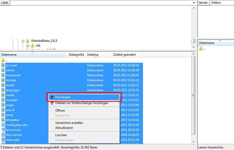 Detail Websitebaker Template Editor Nomer 2