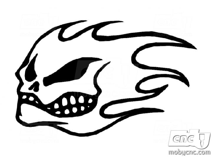 Detail Dxf Flames Nomer 20
