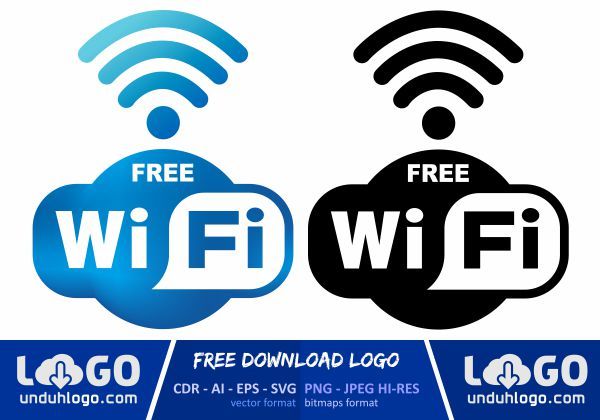Detail Free Wifi Logo Vector Nomer 13