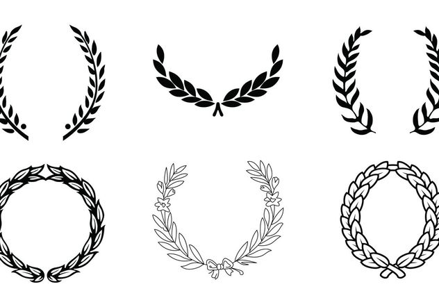 Detail Free Wreath Vector Nomer 21