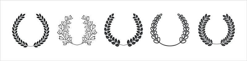 Detail Free Wreath Vector Nomer 36