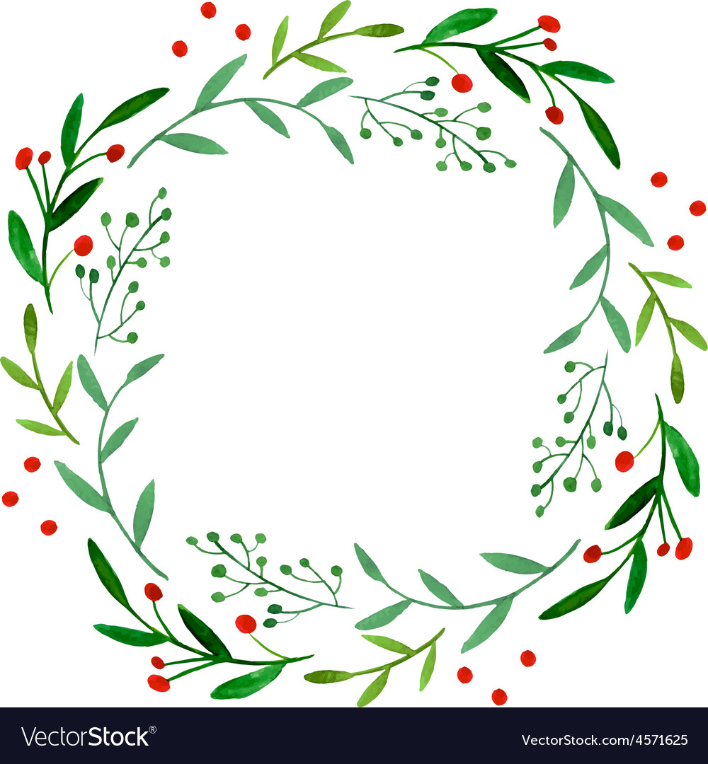 Detail Free Wreath Vector Nomer 43