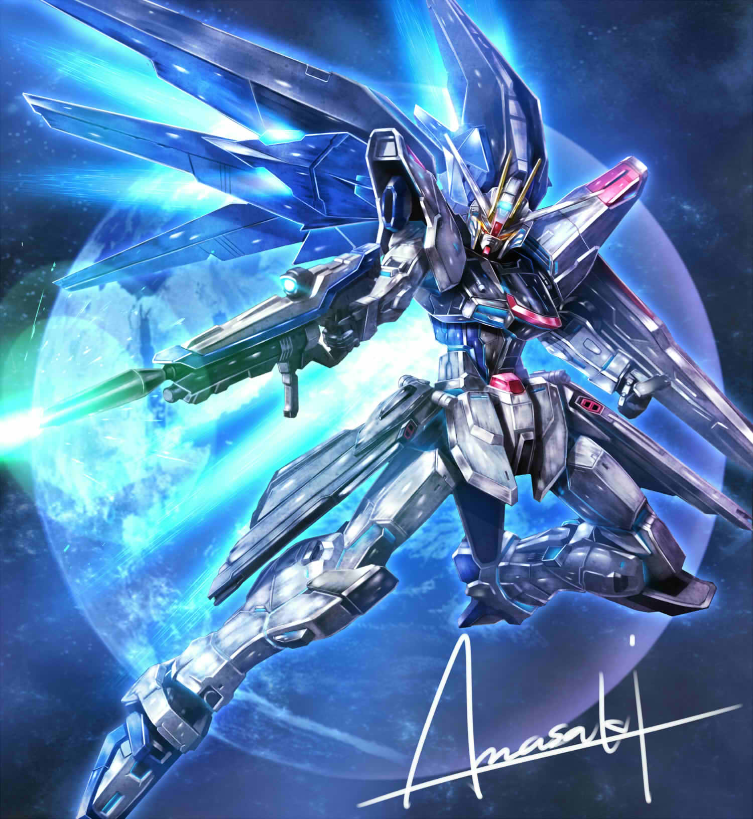 Detail Freedom Gundam Wallpaper Nomer 14