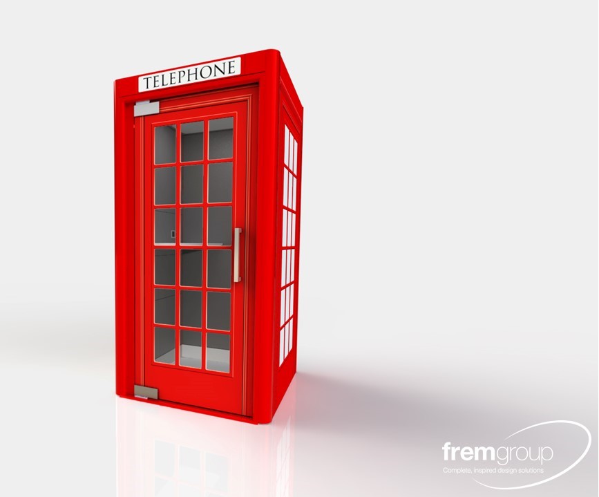 Detail Frem Phone Booth Nomer 9