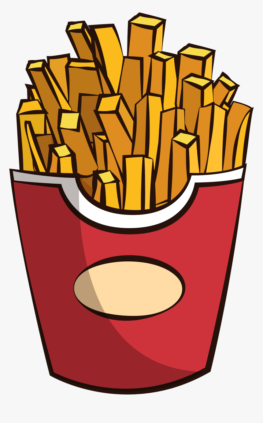 French Fries Cartoon Png - KibrisPDR