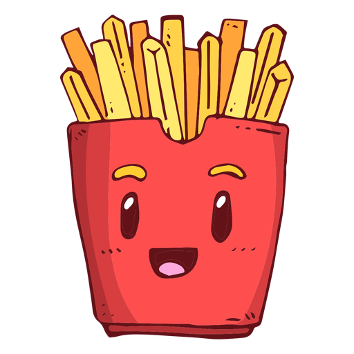 Detail French Fries Cartoon Png Nomer 43