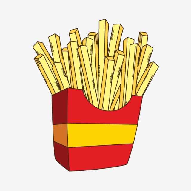 Detail French Fries Cartoon Png Nomer 9