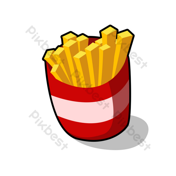 Detail French Fries Vector Png Nomer 47