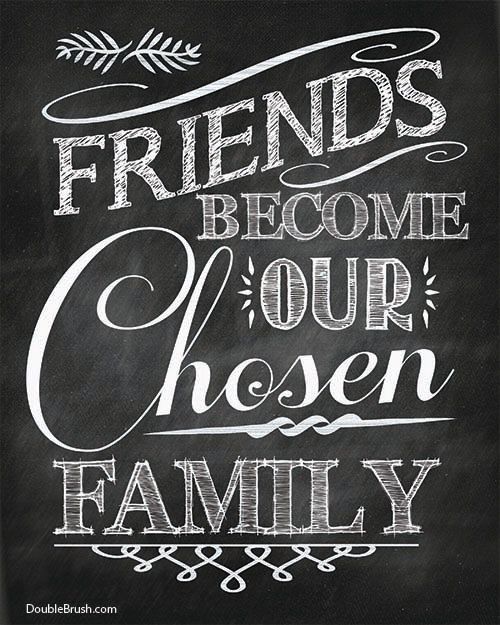 Detail Friends Become Family Quotes Nomer 36