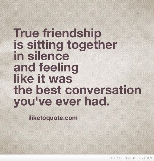 Friends Silence Quotes - KibrisPDR