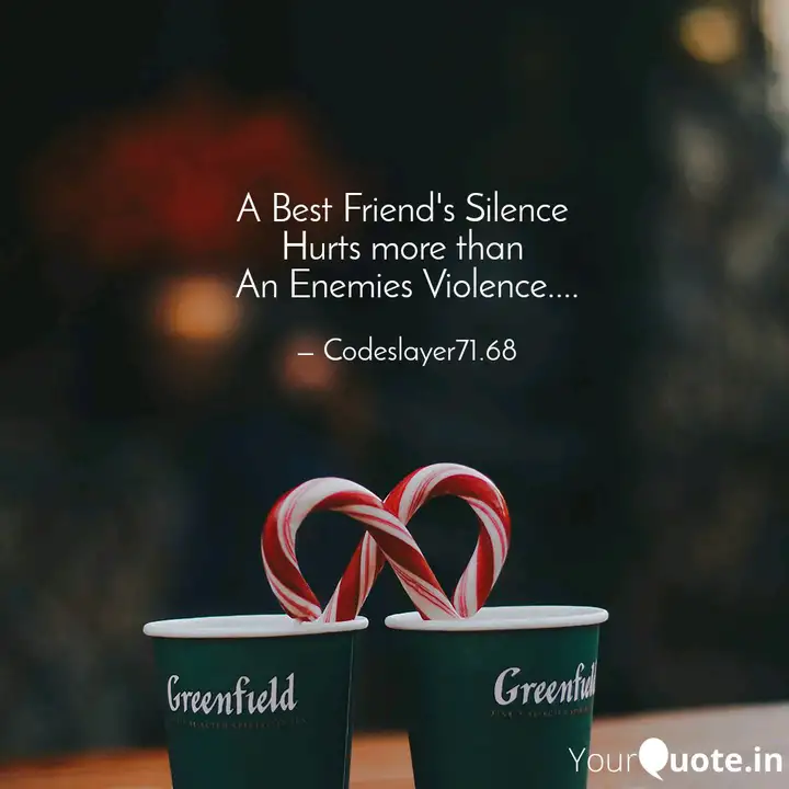 Detail Friends Silence Quotes Nomer 25