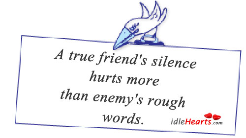 Detail Friends Silence Quotes Nomer 35