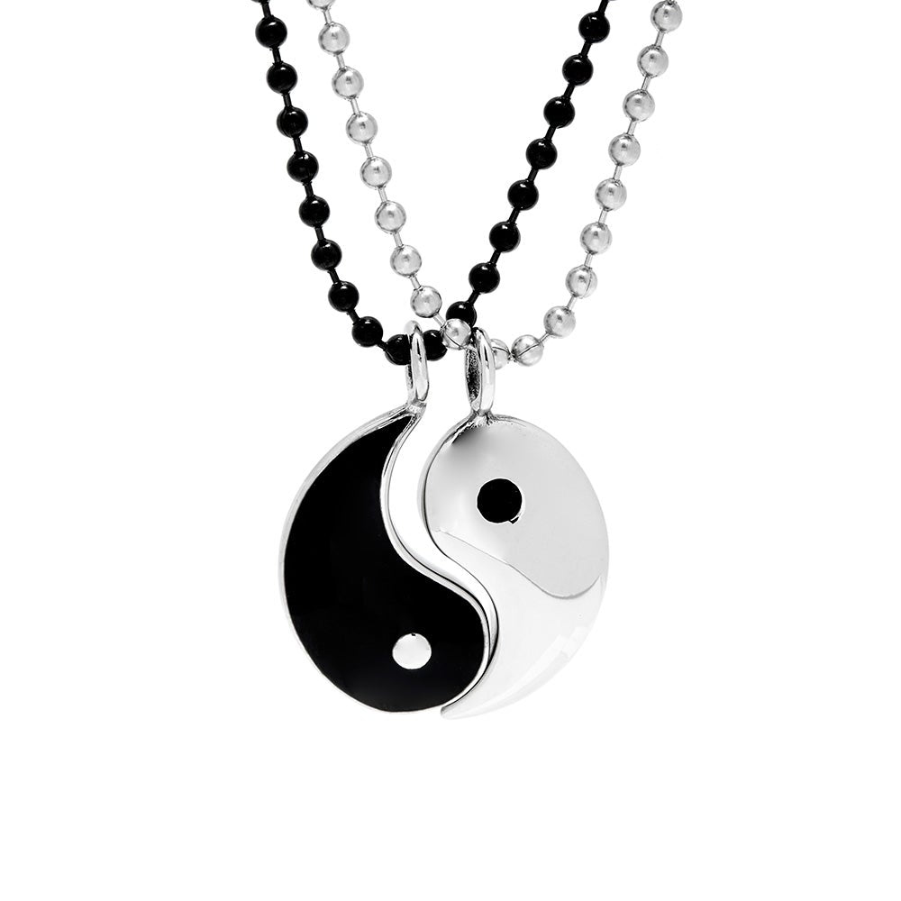 Detail Friendship Yin Yang Necklace Nomer 11