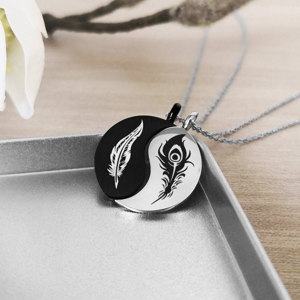 Detail Friendship Yin Yang Necklace Nomer 4