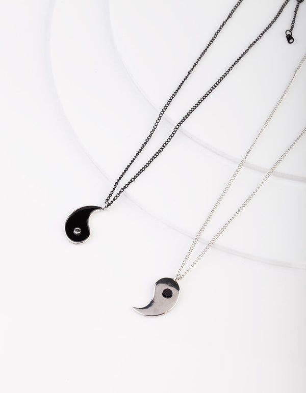 Detail Friendship Yin Yang Necklace Nomer 30