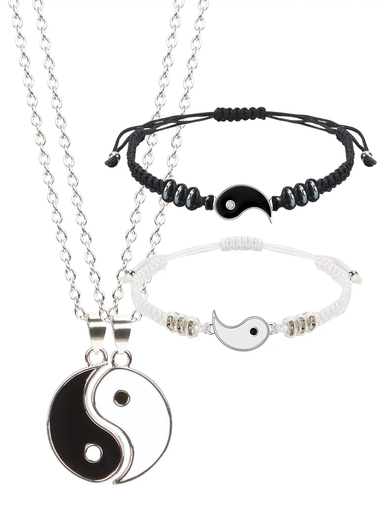 Detail Friendship Yin Yang Necklace Nomer 8