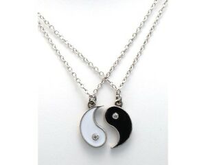 Detail Friendship Yin Yang Necklace Nomer 9