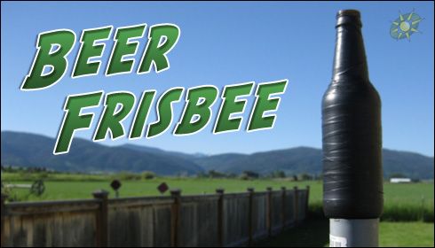 Detail Frisbee Game With Beer Bottles Nomer 31