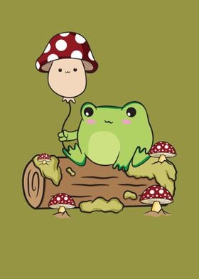 Detail Frog And Mushroom Wallpaper Nomer 50