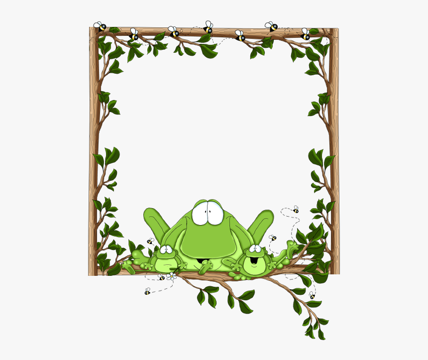 Frog Border Clipart - KibrisPDR