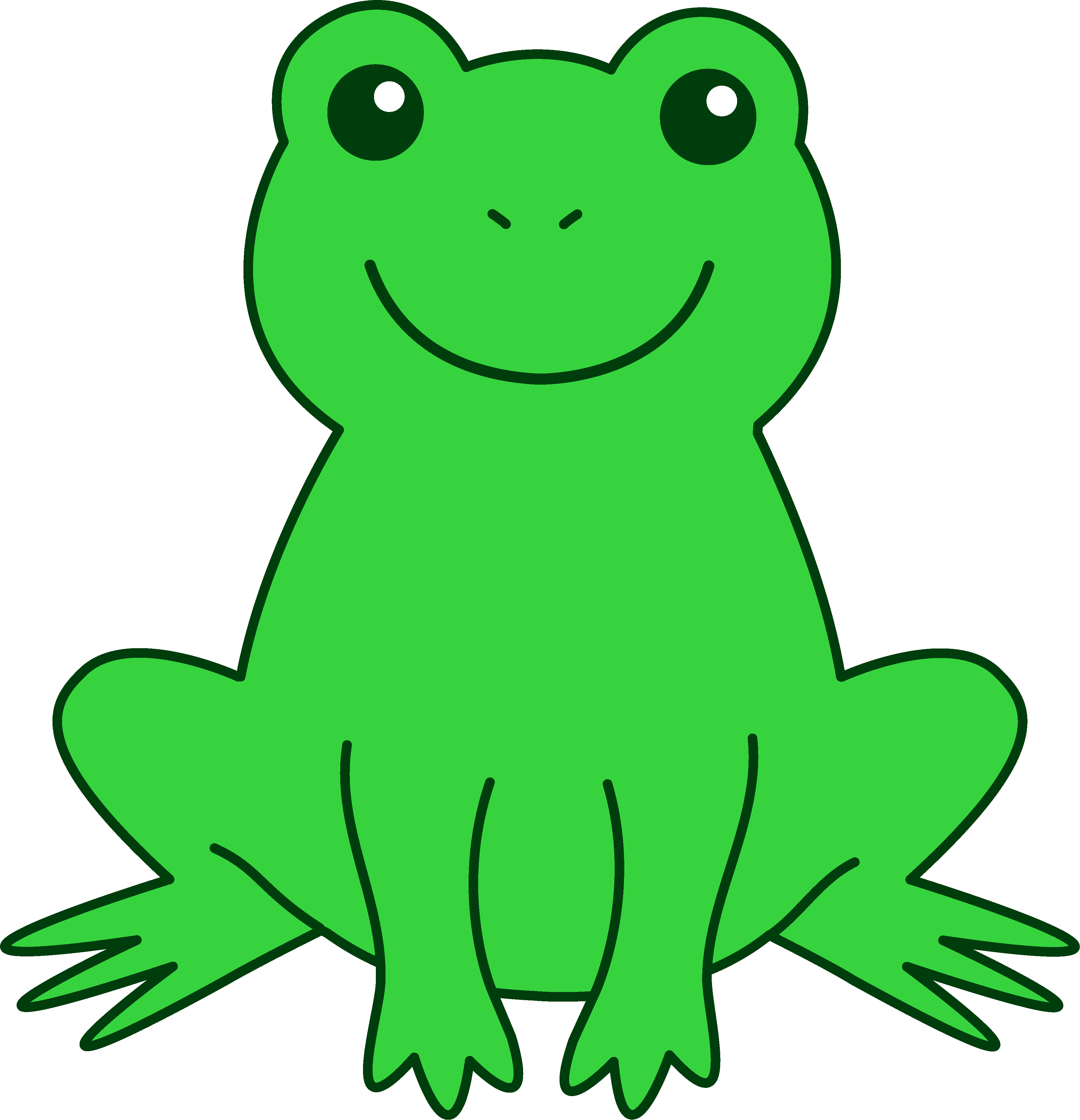 Detail Frog Clipart Images Nomer 3