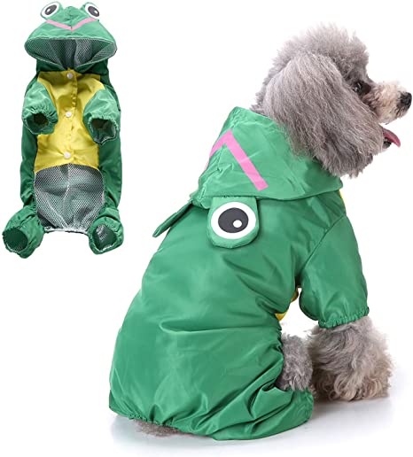 Detail Frog Dog Raincoat Nomer 3