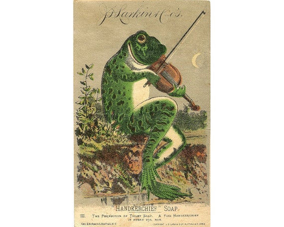 Detail Frog In A Tree Violin 1 Nomer 12