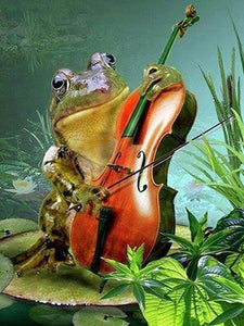 Detail Frog In A Tree Violin 1 Nomer 14