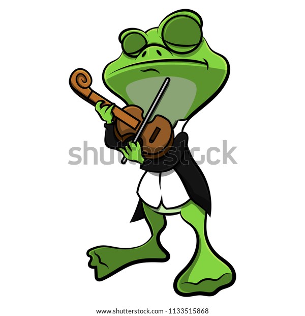 Detail Frog In A Tree Violin 1 Nomer 20