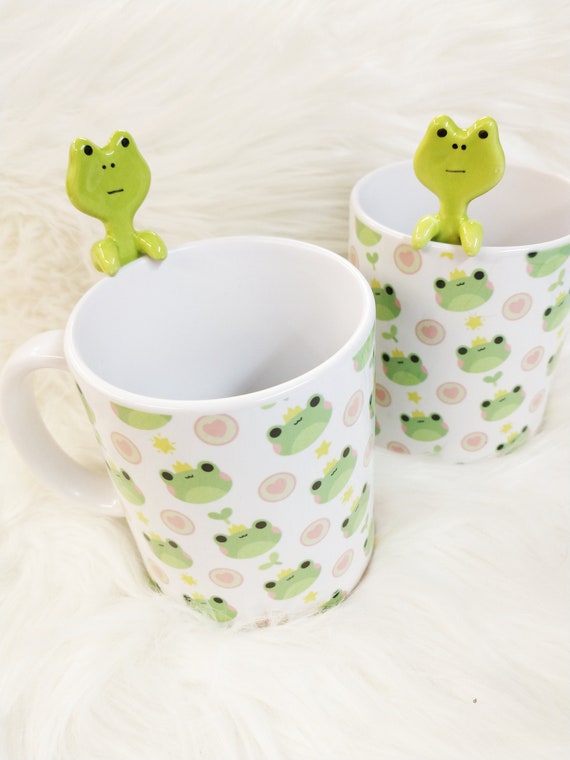 Detail Frog Mug With Spoon Nomer 21