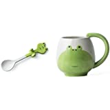 Detail Frog Mug With Spoon Nomer 4