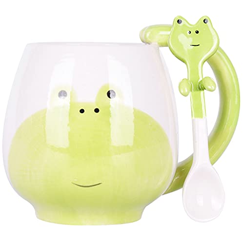 Detail Frog Mug With Spoon Nomer 40