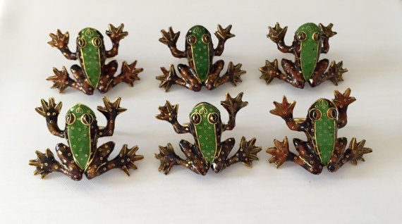 Detail Frog Napkin Rings Nomer 6