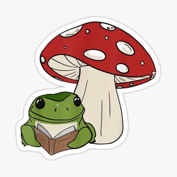 Detail Frog On Mushroom Drawing Cute Nomer 37