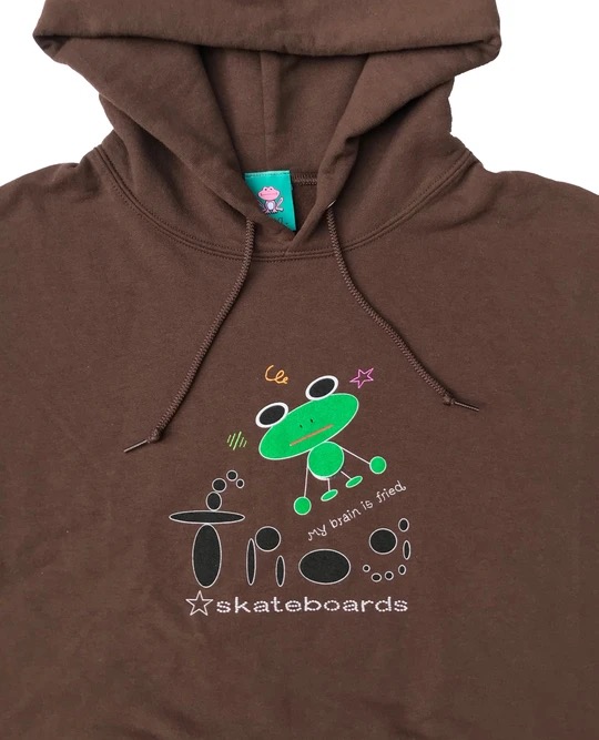 Detail Frog On Skateboard Hoodie Nomer 32