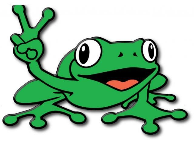 Detail Frog Peace Sign Sticker Nomer 16