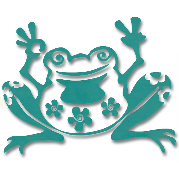 Detail Frog Peace Sign Sticker Nomer 46