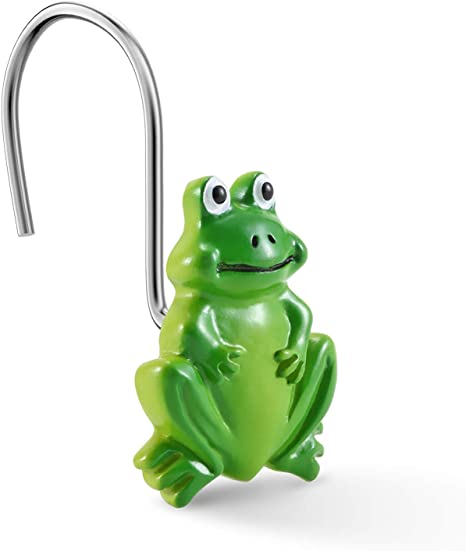 Frog Shower Curtain Hooks - KibrisPDR