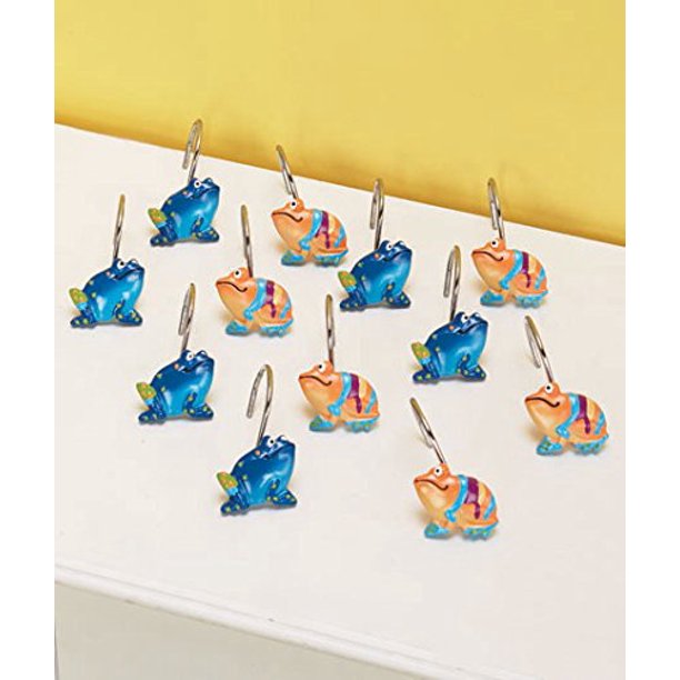 Detail Frog Shower Curtain Hooks Nomer 9