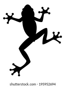 Detail Frog Silhouette Clip Art Nomer 11