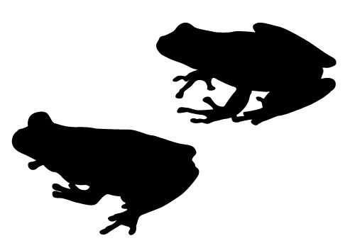Detail Frog Silhouette Clip Art Nomer 16