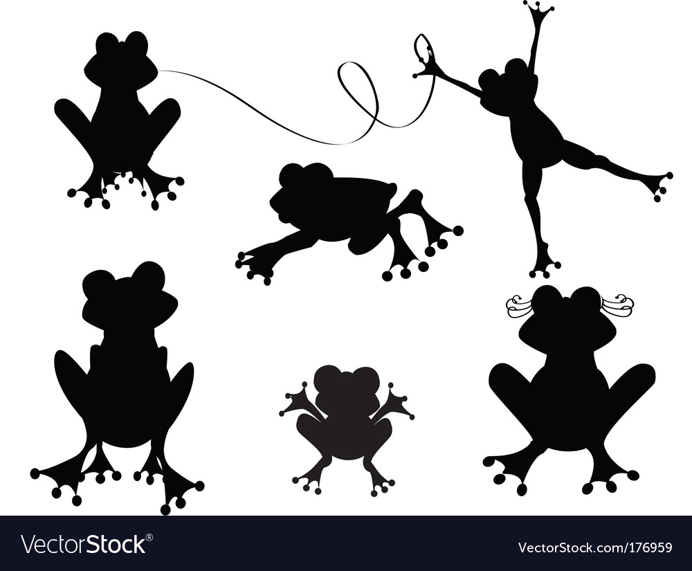 Detail Frog Silhouette Clip Art Nomer 20