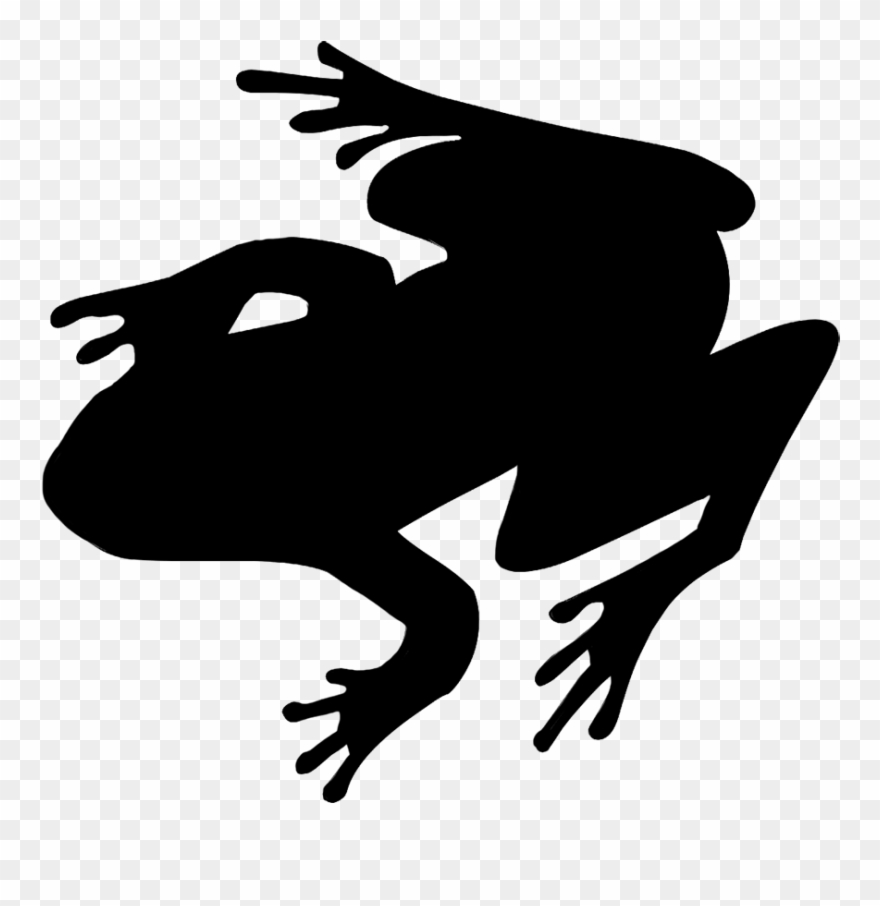 Detail Frog Silhouette Clip Art Nomer 23