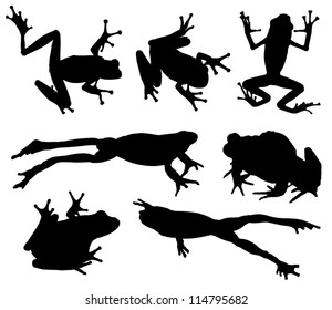 Detail Frog Silhouette Clip Art Nomer 47