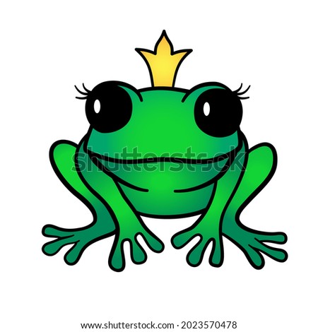 Detail Frog With Crown Clipart Nomer 27