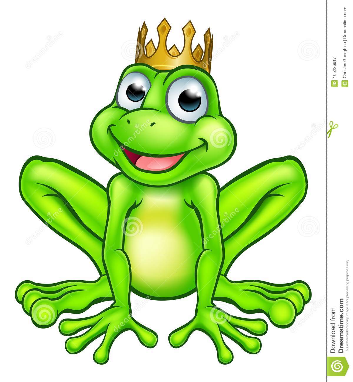 Detail Frog With Crown Clipart Nomer 5