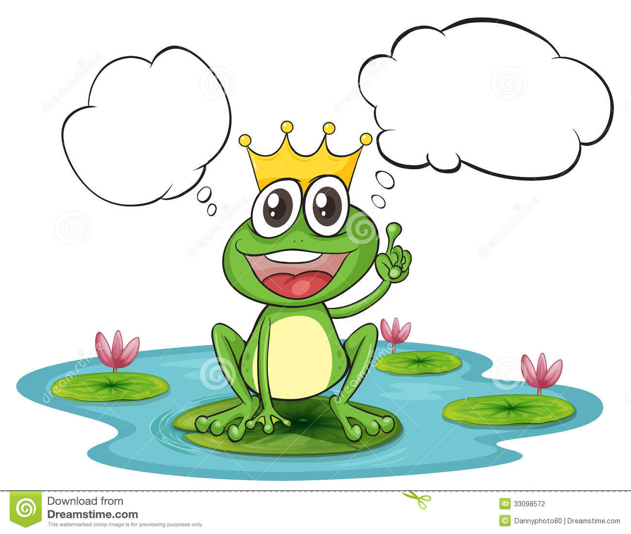 Detail Frog With Crown Clipart Nomer 50