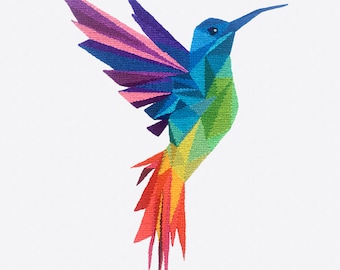 Detail Geometrischer Kolibri Nomer 10